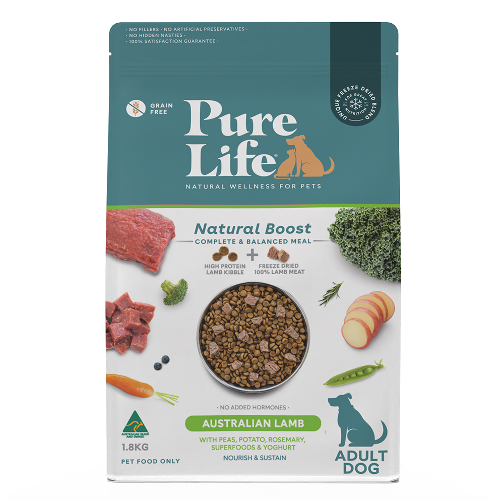 Pure Life Natural Boost Dog Adult Lamb